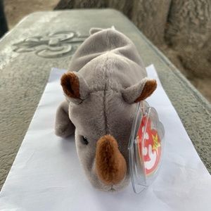 Beanie Babies Baby Ty Spike the Rhino
